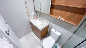 Comfort Apartment | Bathroom | Shower - Açores Tamandaré Beach Beira-Mar (Tamandare)