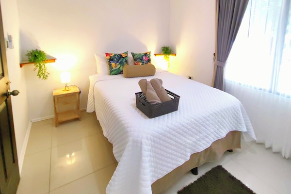 Familieleilighet, 2 soverom, ikke-røyk, kjøkken | Sengetøy av topp kvalitet, dundyner og individuelt dekorert