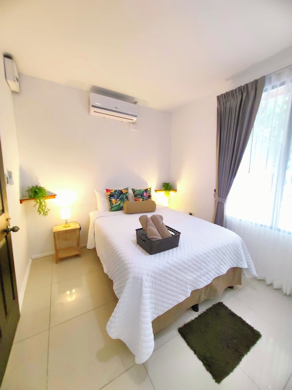 패밀리 아파트, 침실 2개, 금연, 주방 | 고급 침구, 각각 다른 스타일의 인테리어, 각각 다르게 가구 비치, 노트북 작업 공간