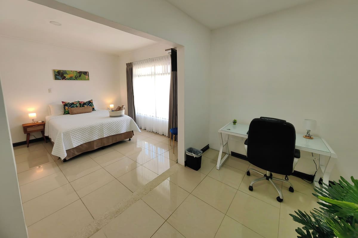 Deluxe Double Room Single Use, 1 Queen Bed with Sofa bed, Non Smoking, Private Bathroom | Premium bedding, individually decorated, individually furnished