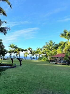 Property grounds - Tropical 1BR Hideaway w/ Balcony near surf Beaches (Pepeekeo)