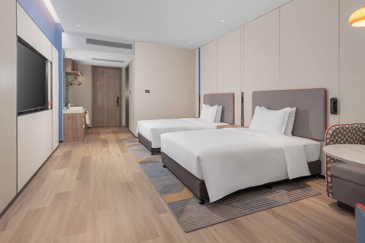 Chambre Standard, 2 lits doubles, vue montagne
