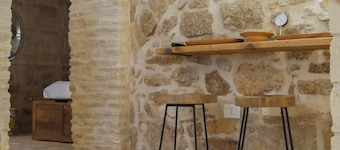 The Aura Stone Room: an oasis of charm, nestled in the heart of Corato in Puglia.