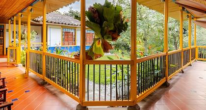 Casa cafetera cerca del Parque del Café