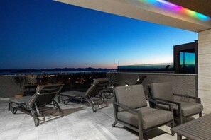 Terrace/patio - Villa Beverly Hills, Heated pool, Jacuzzi, 12 people (Zadar)