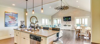 Canal-Front Coastal Getaway in Gilchrist w/ Deck