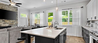 Elegant Atlanta Home with Fireplace & Private Yard