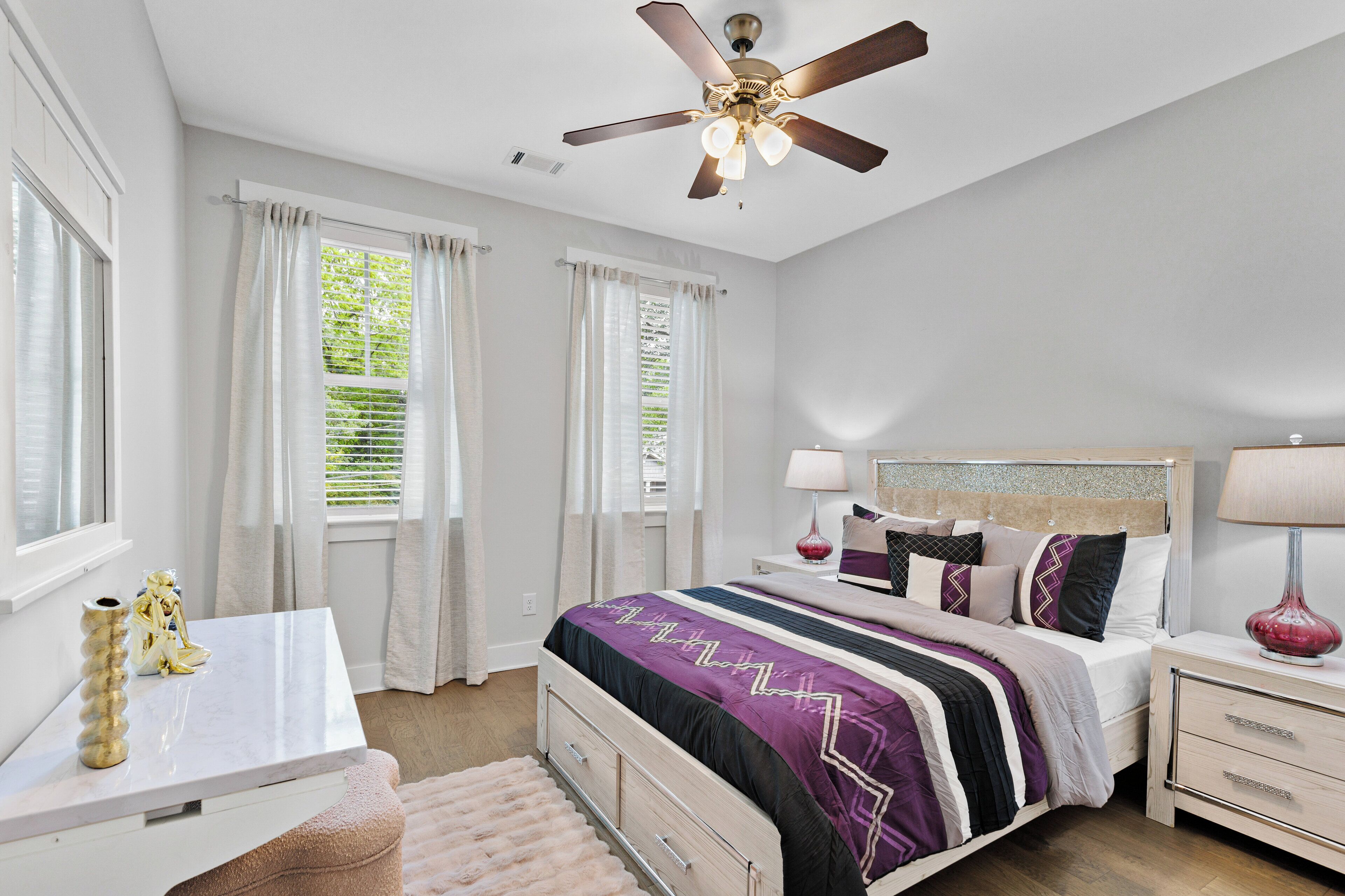 5 bedrooms, in-room safe, iron/ironing board, free WiFi