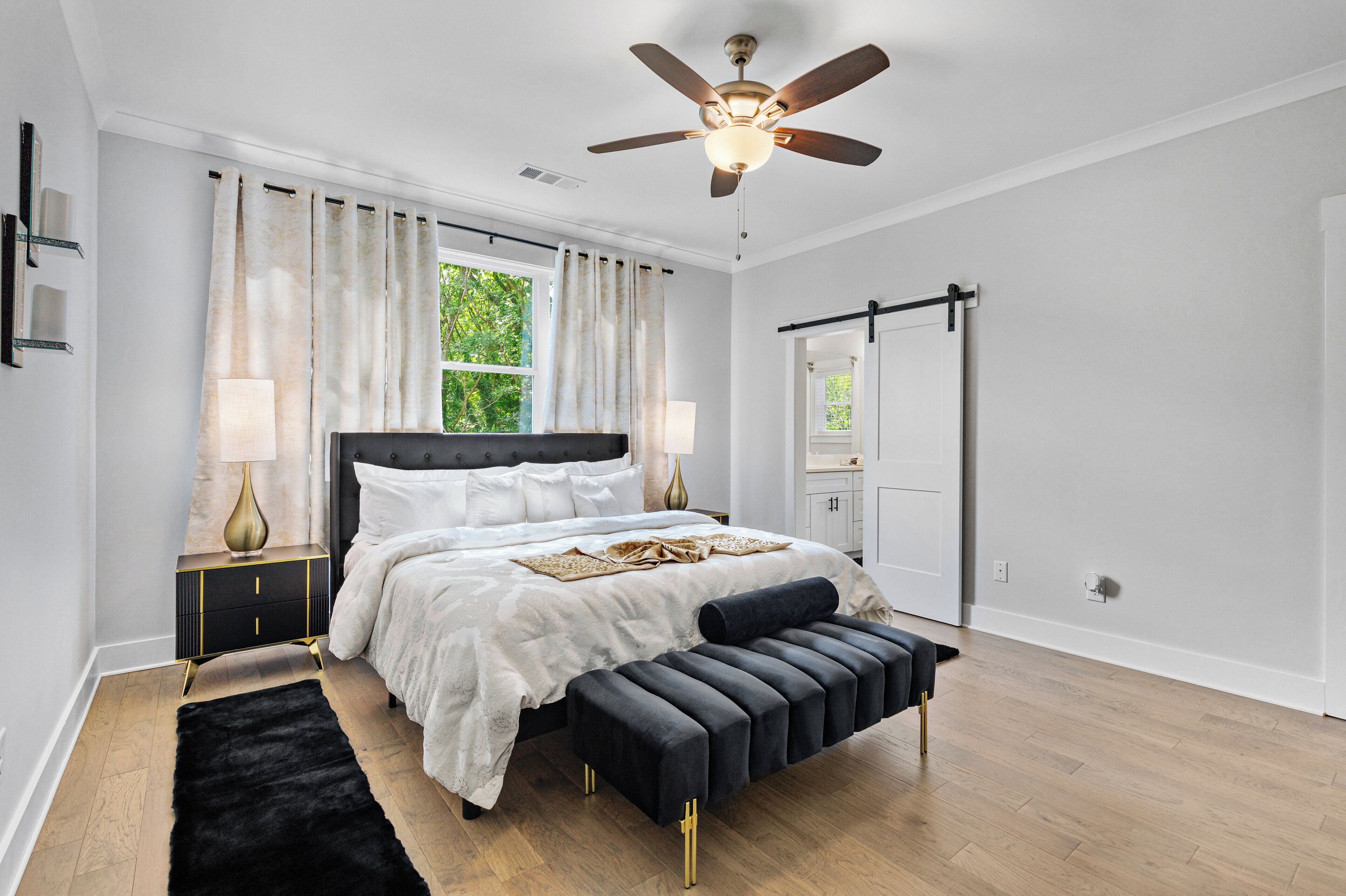 5 bedrooms, in-room safe, iron/ironing board, free WiFi