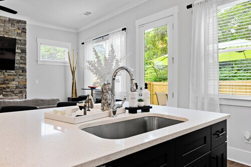 Elegant Atlanta Home with Fireplace & Private Yard