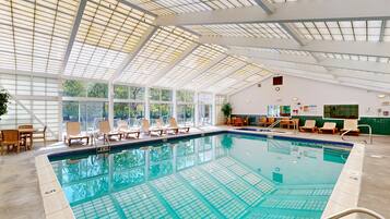 Indoor pool, a heated pool