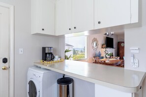 Microwave, oven, stovetop, dishwasher - Sunset House w/view of the Sound and the Olympics- (Seattle)