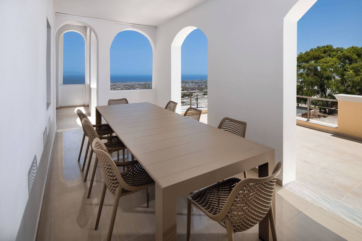 Leilighet – deluxe, sjøutsikt | Terrasse/patio