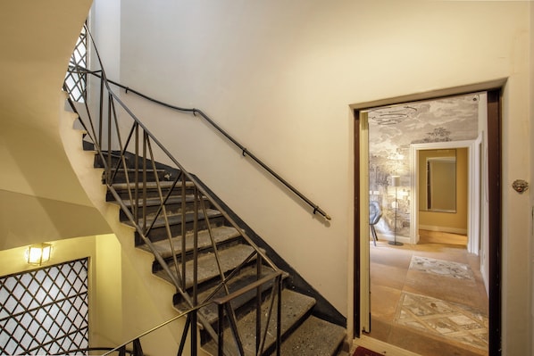 Interior entrance