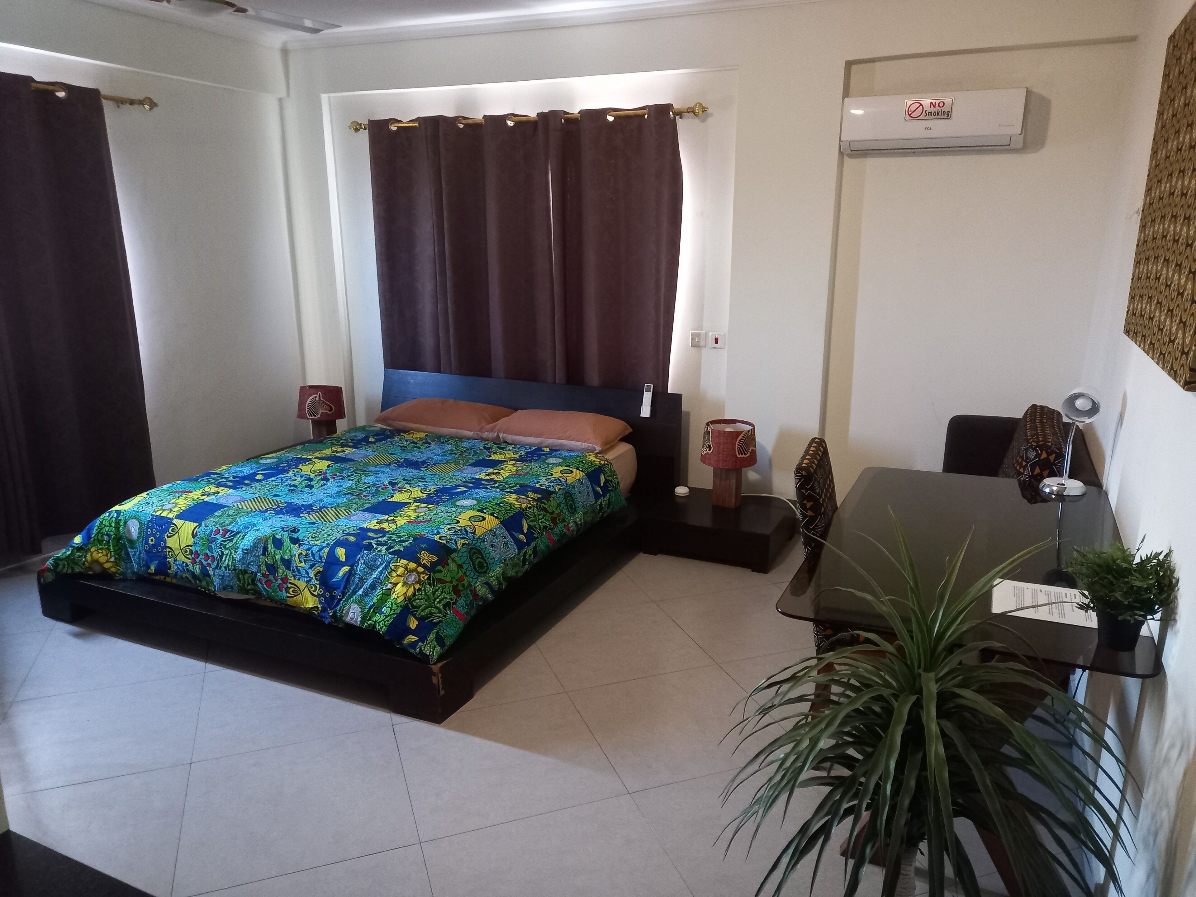 Basic Double Room, Balcony, City View | Desk, laptop workspace