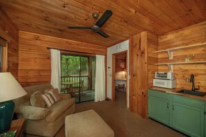 Smart TV, fireplace, ping pong