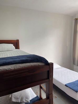 2 bedrooms, desk, iron/ironing board, WiFi