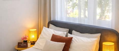 Family Apartment, City View | 1 bedroom, in-room safe, individually decorated, individually furnished