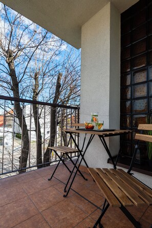 Apartament familiar, vistes a la ciutat | Balcó