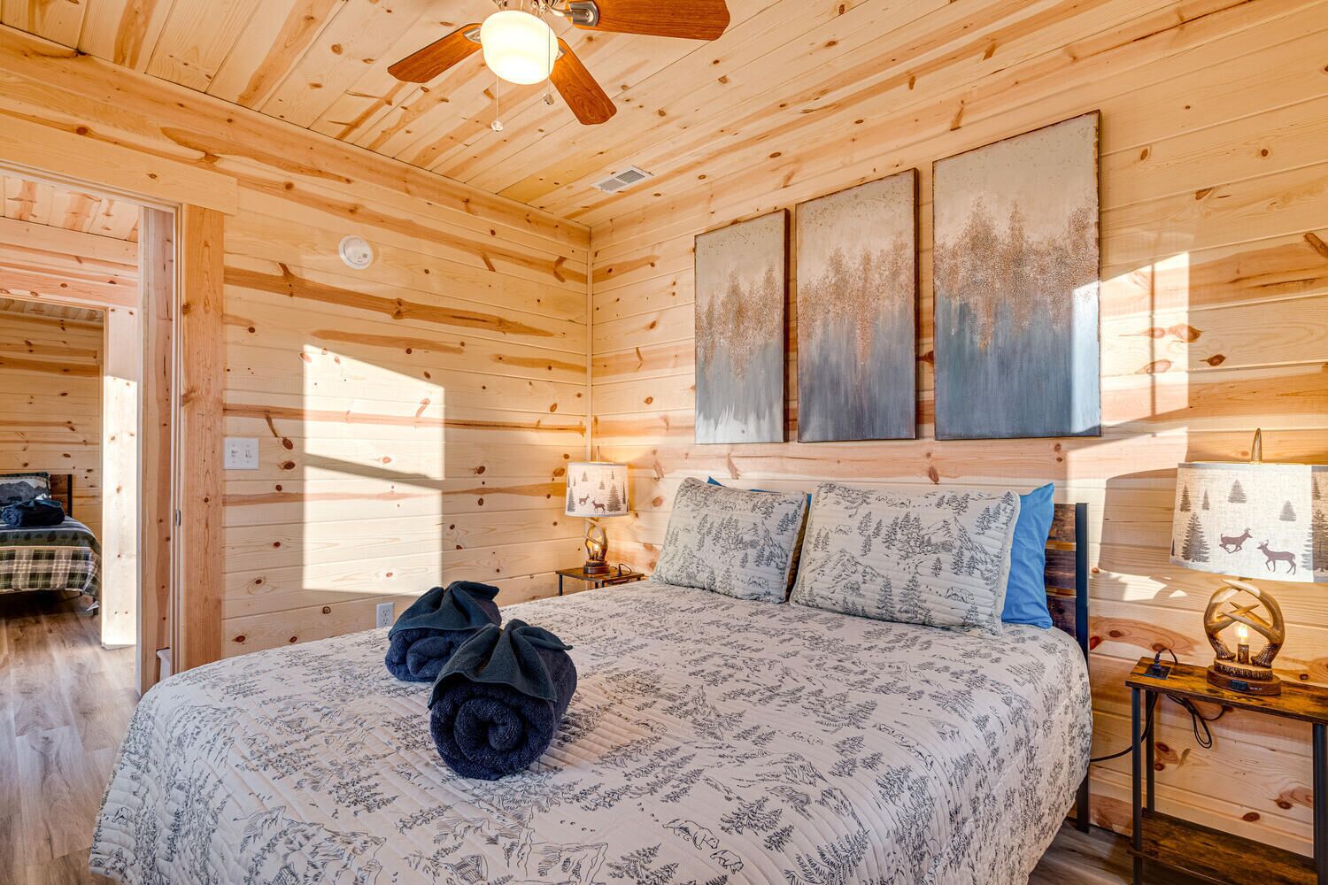 5 makuuhuonetta, tallelokero huoneessa, Wi-Fi, vuodevaatteet