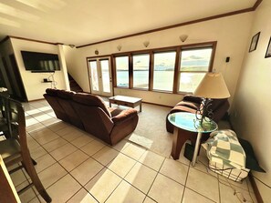 Smart TV, computer monitors - Downtown Wasilla Lakefront Home w/private dock (Wasilla)