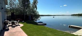 Downtown Wasilla Lakefront Home w/private dock