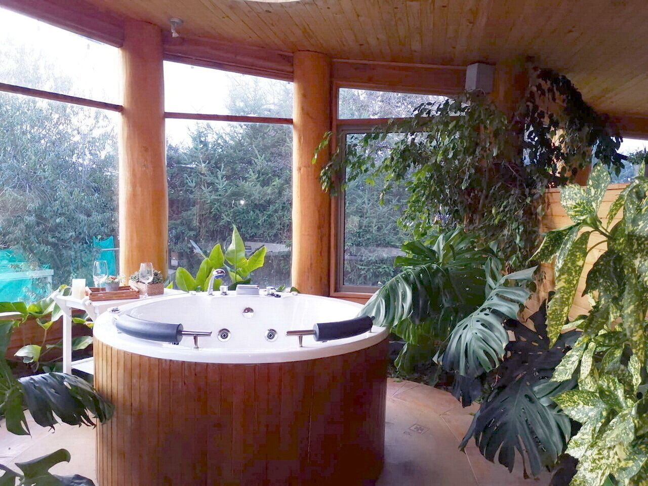 Sauna, hot tub, steam room, massages