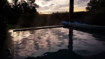 Sauna, hot tub, steam room, massages