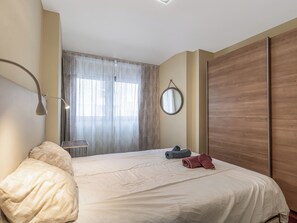 1 室のベッドルーム、WiFi、ベッドシーツ