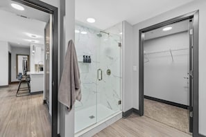 Shower, hair dryer