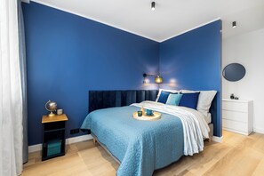 Comfort appartement, uitzicht op de stad | 1 slaapkamer, een kluis op de kamer, individueel gedecoreerd