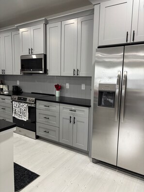 Microwave, oven, stovetop, dishwasher - Modern, New Build Dog Friendly 3-bedroom home close to DT Greenville (Greenville)