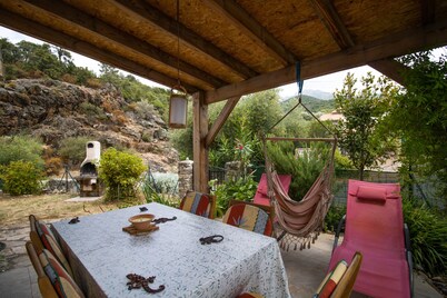 Villa 'Au Pont De Tuarelli, Ludique, Fango' with private terrace, Wi-Fi and air conditioning