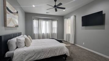 5 chambres, fer et planche Ă repasser, Wi-Fi, draps fournis