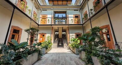 Charming loft in an historic Porfirian-era building