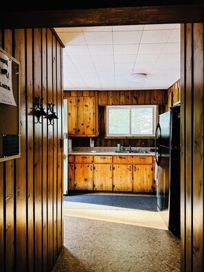 Interior - Charming lakefront cottage with private dock, stunning sunsets & cozy wood stove (Dwight)
