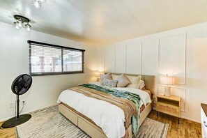 2 bedrooms, iron/ironing board, travel cot, free WiFi