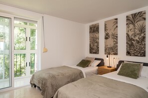 1 slaapkamer, een strijkplank/strijkijzer, gratis wifi, beddengoed