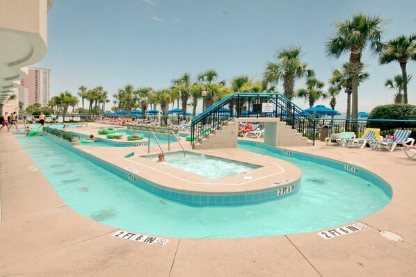Indoor pool, outdoor pool