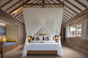 Premier-huvila, nÀköala puutarhaan | 1 makuuhuone, ylelliset vuodevaatteet, tallelokero huoneessa