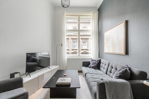 Tv och en stereo
