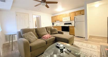 Chic 1-bedroom apartment with AC, WiFi in vibrant Wilmington with Laundry