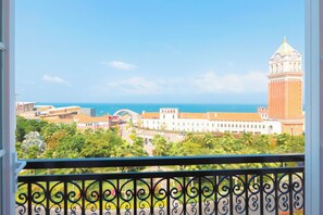 Premium Double or Twin Room, Ocean View | Premium bedding, memory foam beds, in-room safe, desk - Times Corner Amalfi Hotel (Phu Quoc)