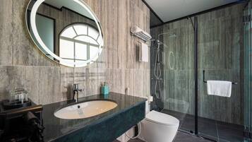 Double or Twin Room, City View | Bathroom | Free toiletries, hair dryer, slippers, towels