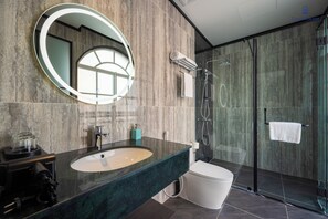 Double or Twin Room, City View | Bathroom