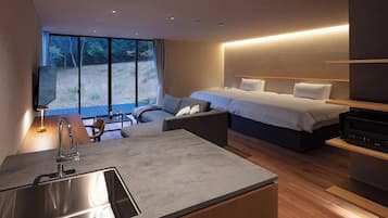 Huvila, näköala puutarhaan | 1 makuuhuone, työpöytä, ilmainen Wi-Fi