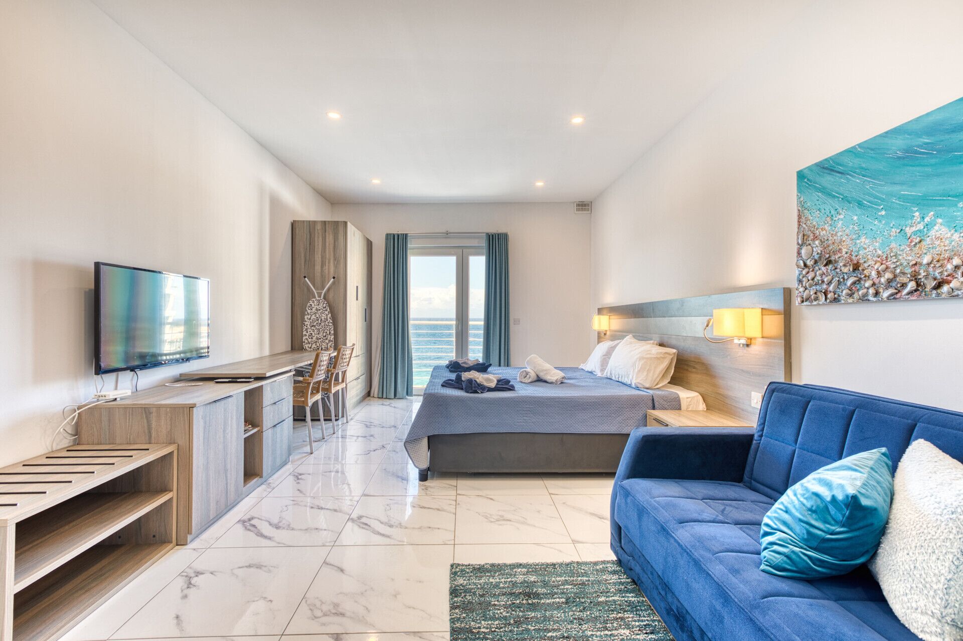 1 Schlafzimmer, Bügeleisen/Bügelbrett, Internetzugang, Bettwäsche