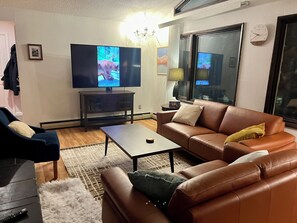 TV connectée, cheminée