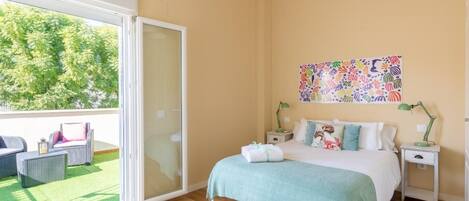 2 chambres, fer et planche à repasser, accès Internet, draps fournis