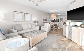TV, DVD player, offices